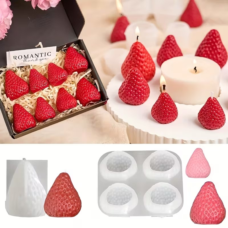 Soap Making Designs - DIY 아로마테라피 비누 레진 공예용 딸기