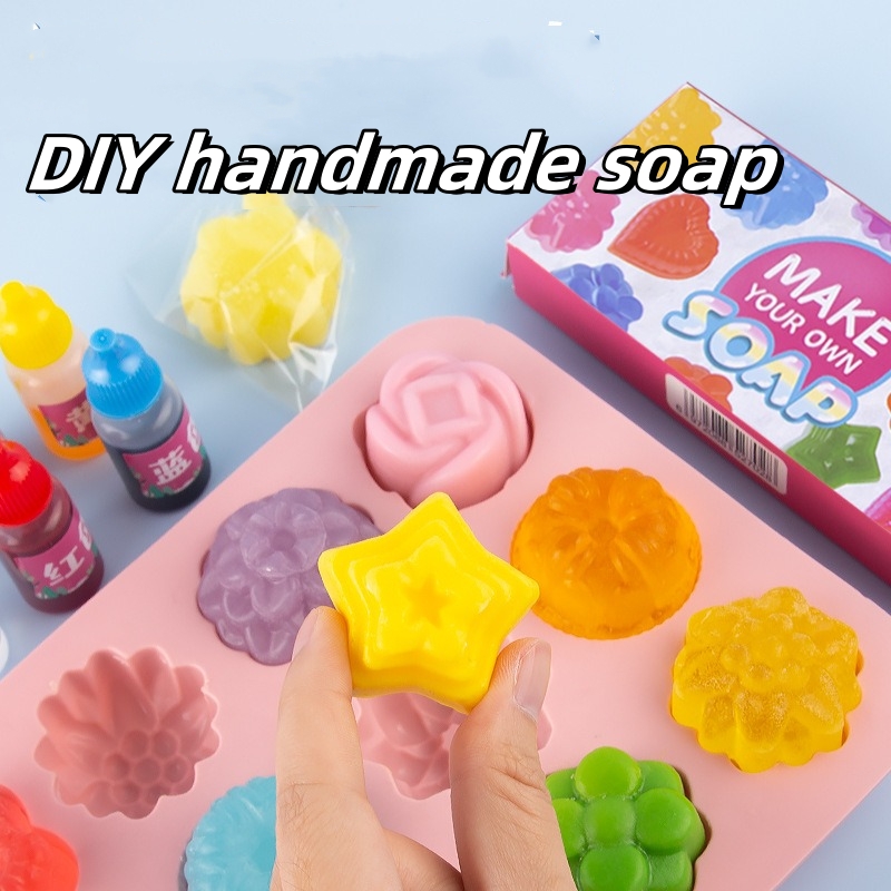 Soap Making Kit For Kids - DIY 수제 비누 크리스탈 비누 식물