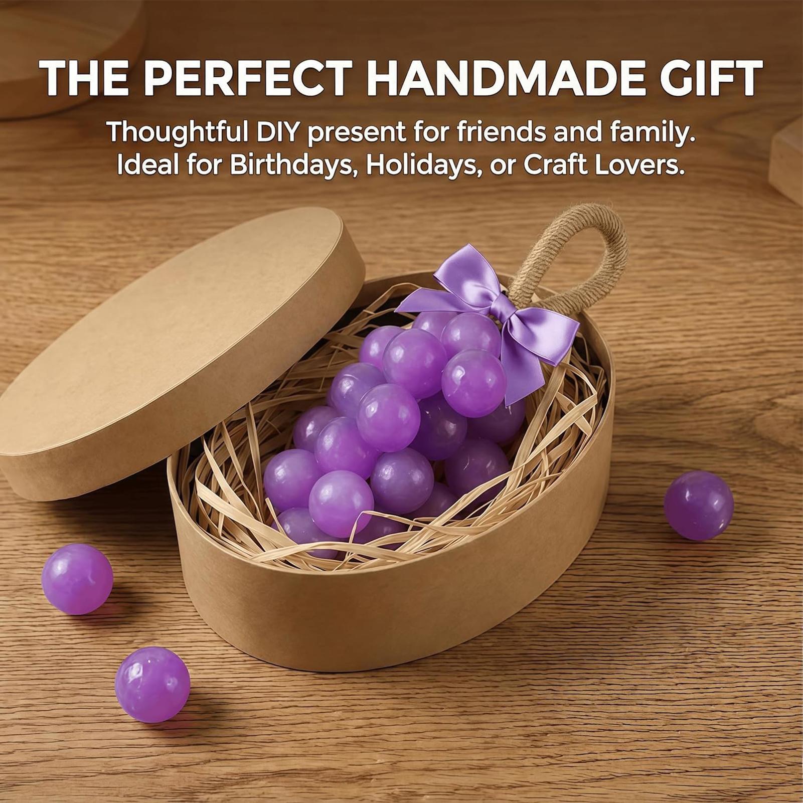 Soap Making Kit For Kids - 포도 비누 몰드 이지 릴리스 식품
