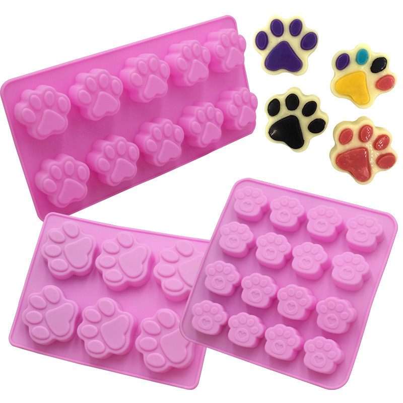 Soap Making Designs - 고양이 발톱 모양 초콜릿 실리콘 금형