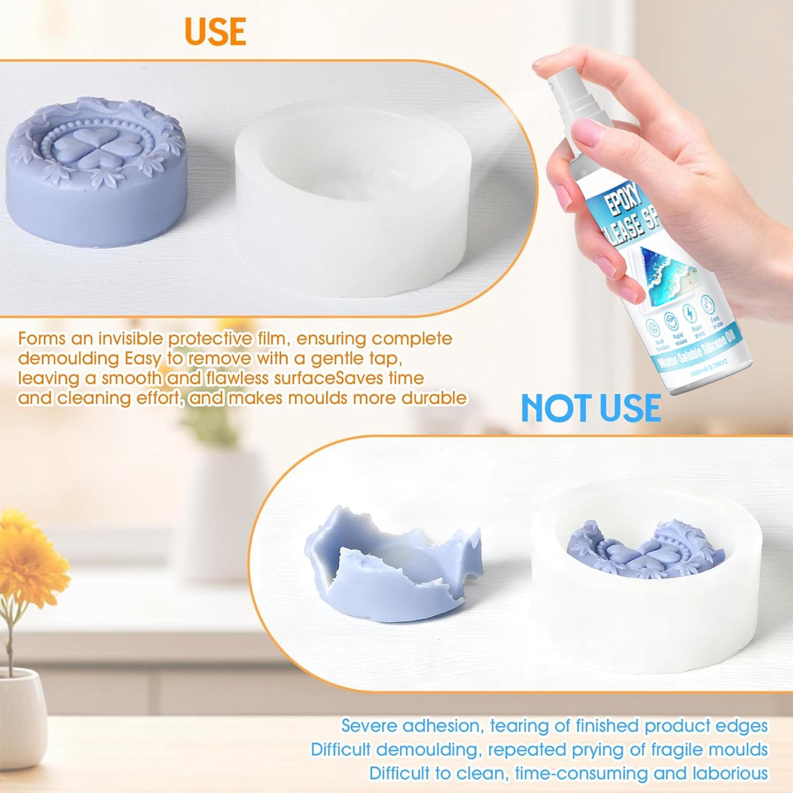 실리콘 이형 스프레이 에폭시 이형 스프레이 강력한 몰드 - Soap Making In Home 리뷰 및 가격