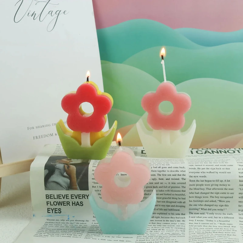 꽃 아로마테라피 양초 실리콘 몰드 양초 비누 몰드 DI - Soap Making In Home 리뷰 및 가격
