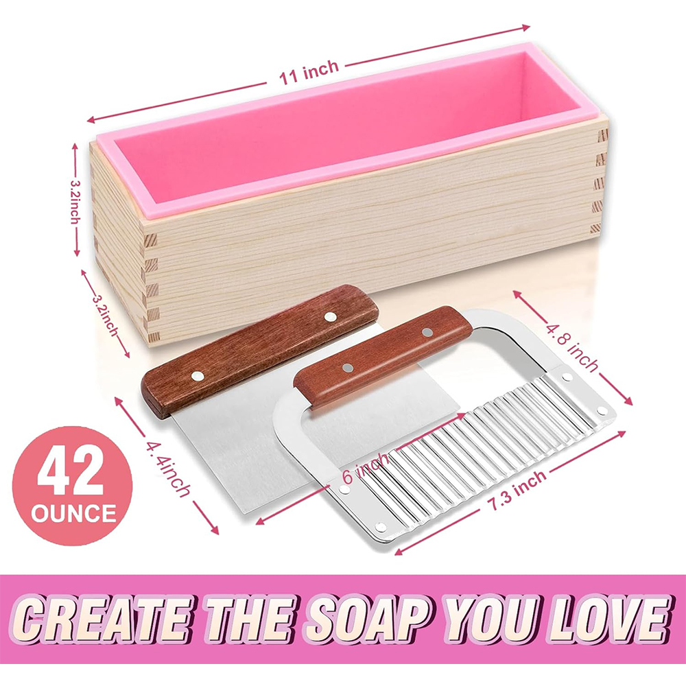 커터와 직사각형 수제 비누 금형 키트 DIY 42 온스 - Soap Making Kit For Kids 리뷰 및 가격