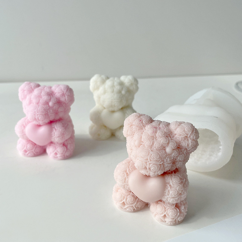 3D 곰 포옹 사랑 실리콘 캔들 몰드 DIY 귀여운 곰 - Soap Making In Home 리뷰 및 가격
