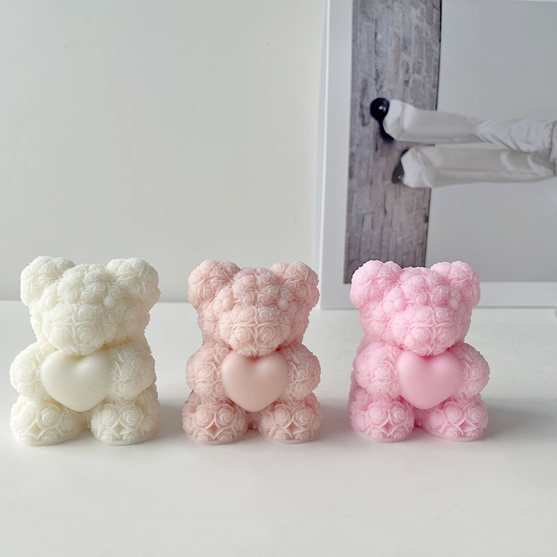 3D 곰 포옹 사랑 실리콘 캔들 몰드 DIY 귀여운 곰 - Soap Making In Home 리뷰 및 가격
