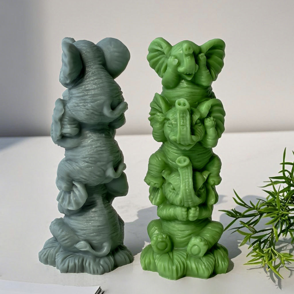 DIY 스태킹 코끼리 실리콘 금형 수제 비누 아로마 캔 - Soap Making In Home 리뷰 및 가격