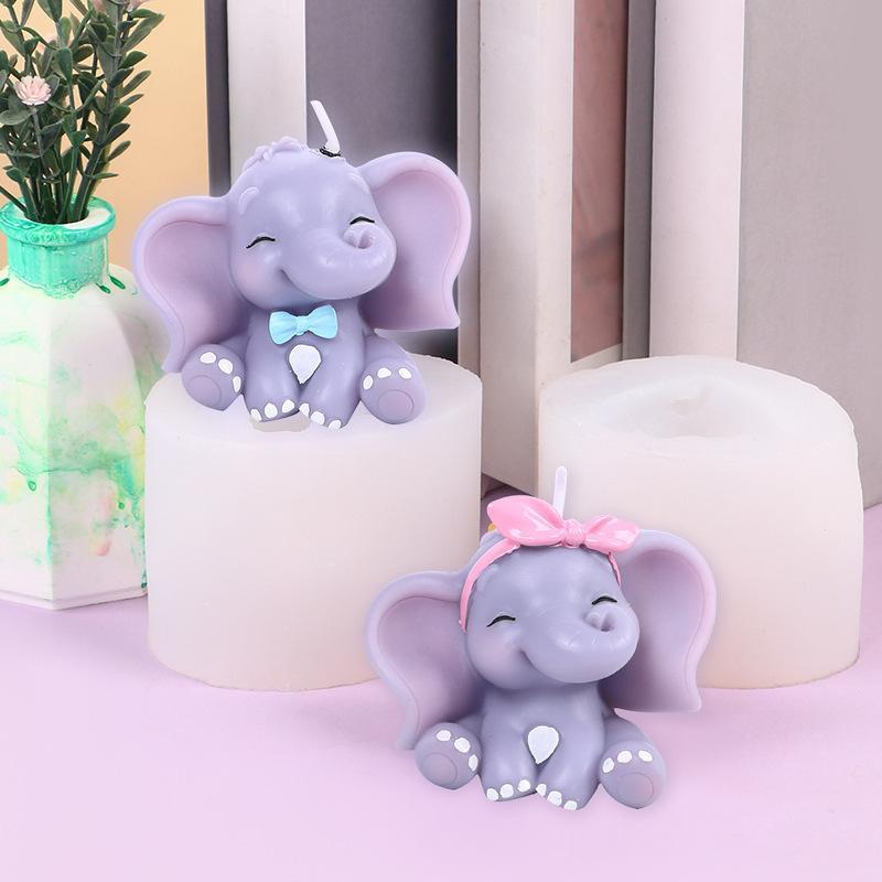 귀여운 3D 코끼리 실리콘 캔들 몰드, 쉽게 분리되는  - Soap Making Designs 리뷰 및 가격