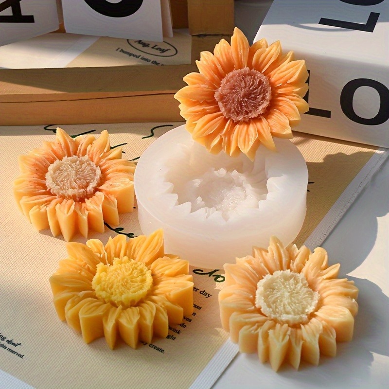 활기 넘치는 3D 해바라기 실리콘 몰드 (캔들 & 비누 - Soap Making Designs 리뷰 및 가격