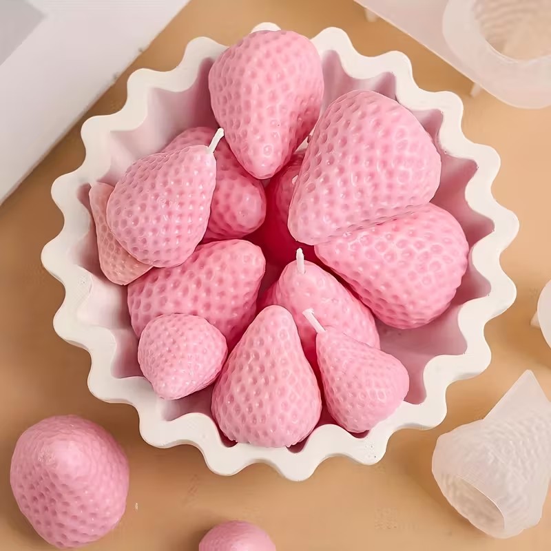DIY 아로마테라피 비누 레진 공예용 딸기 실리콘 캔들 - Soap Making Designs 리뷰 및 가격
