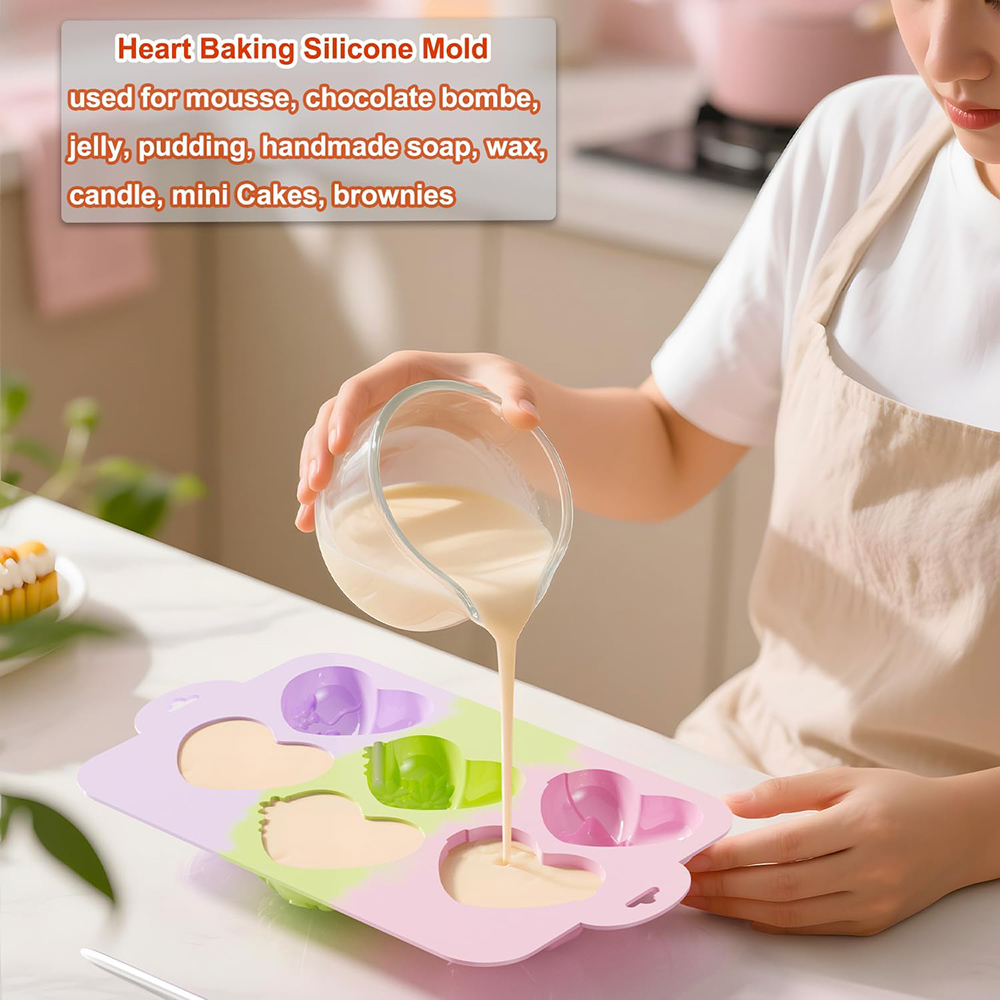 하트 실리콘 몰드 초콜릿 발렌타인데이 베이킹 논스틱 식 - Soap Making Designs 리뷰 및 가격