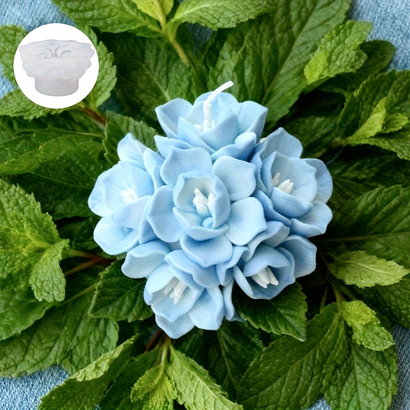 1개의 수국 양초 실리콘 몰드, 양초, 비누, 레진 공 - Soap Making Designs 리뷰 및 가격