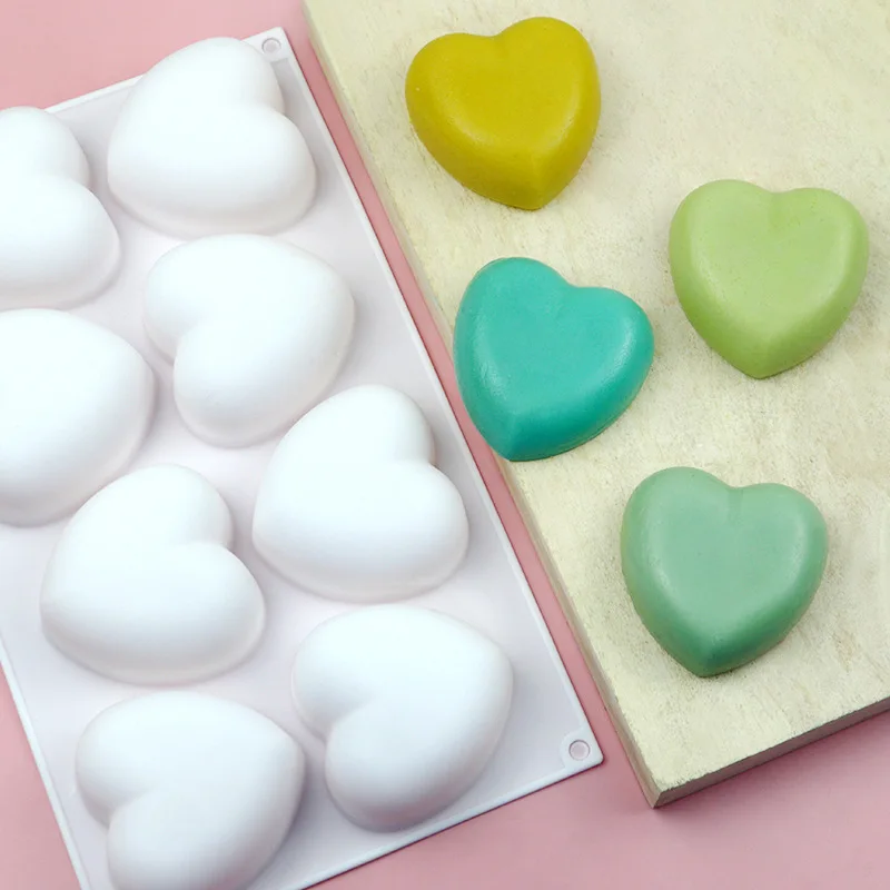 사랑 심장 실리콘 비누 금형 수제 양초 만들기 키트 D - Soap Making Designs 리뷰 및 가격