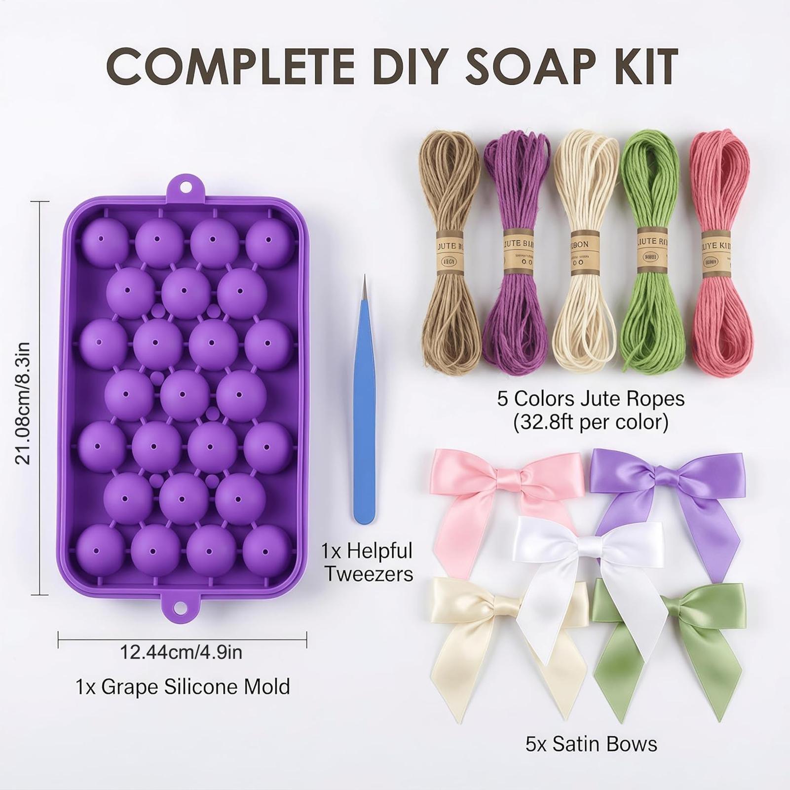 포도 비누 몰드 이지 릴리스 식품 등급 공예 몰드(황마 - Soap Making Kit For Kids 리뷰 및 가격