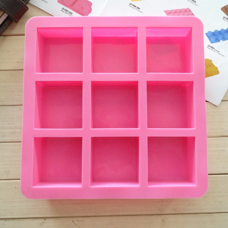 사각형 실리콘 케이크 틀 시리얼 틀 무스 치즈 초콜릿  - Soap Making Designs 리뷰 및 가격