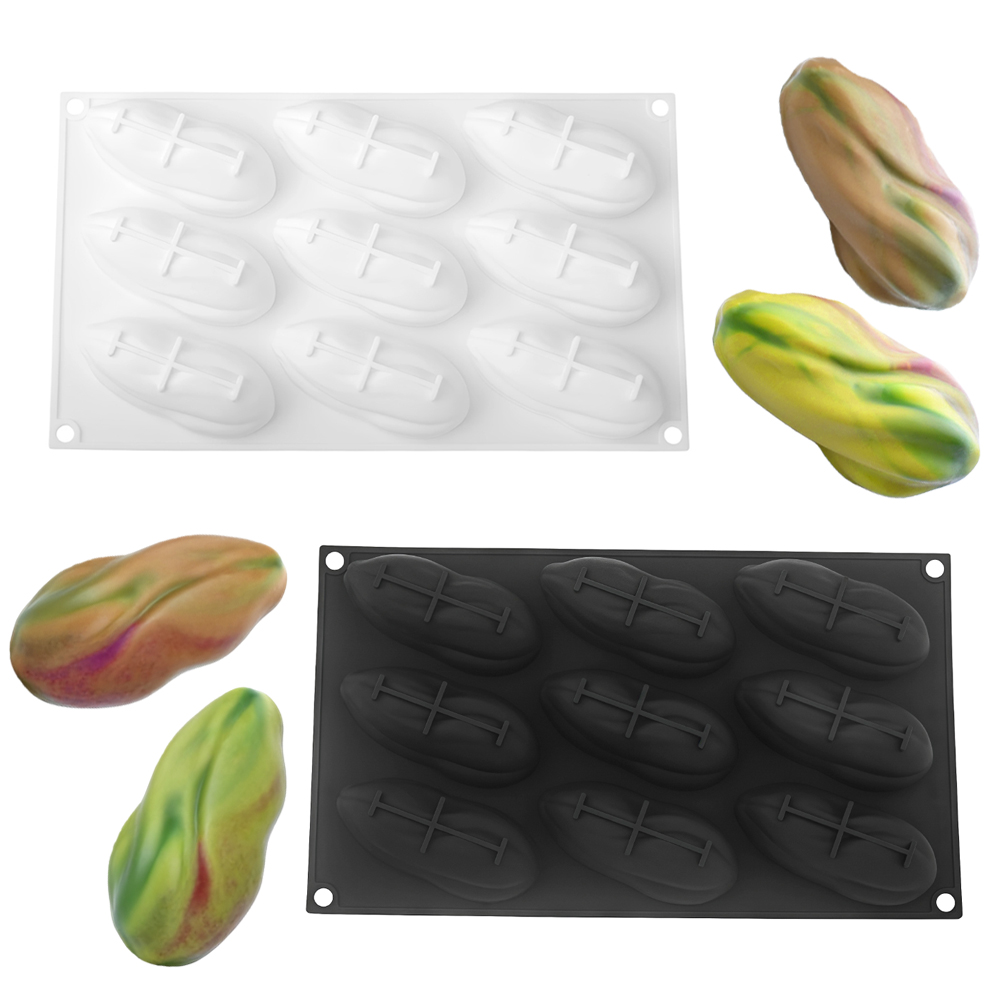 피스타치오 디자인 1구, 4구, 9구 실리콘 초콜릿 몰 - Soap Making Designs 리뷰 및 가격