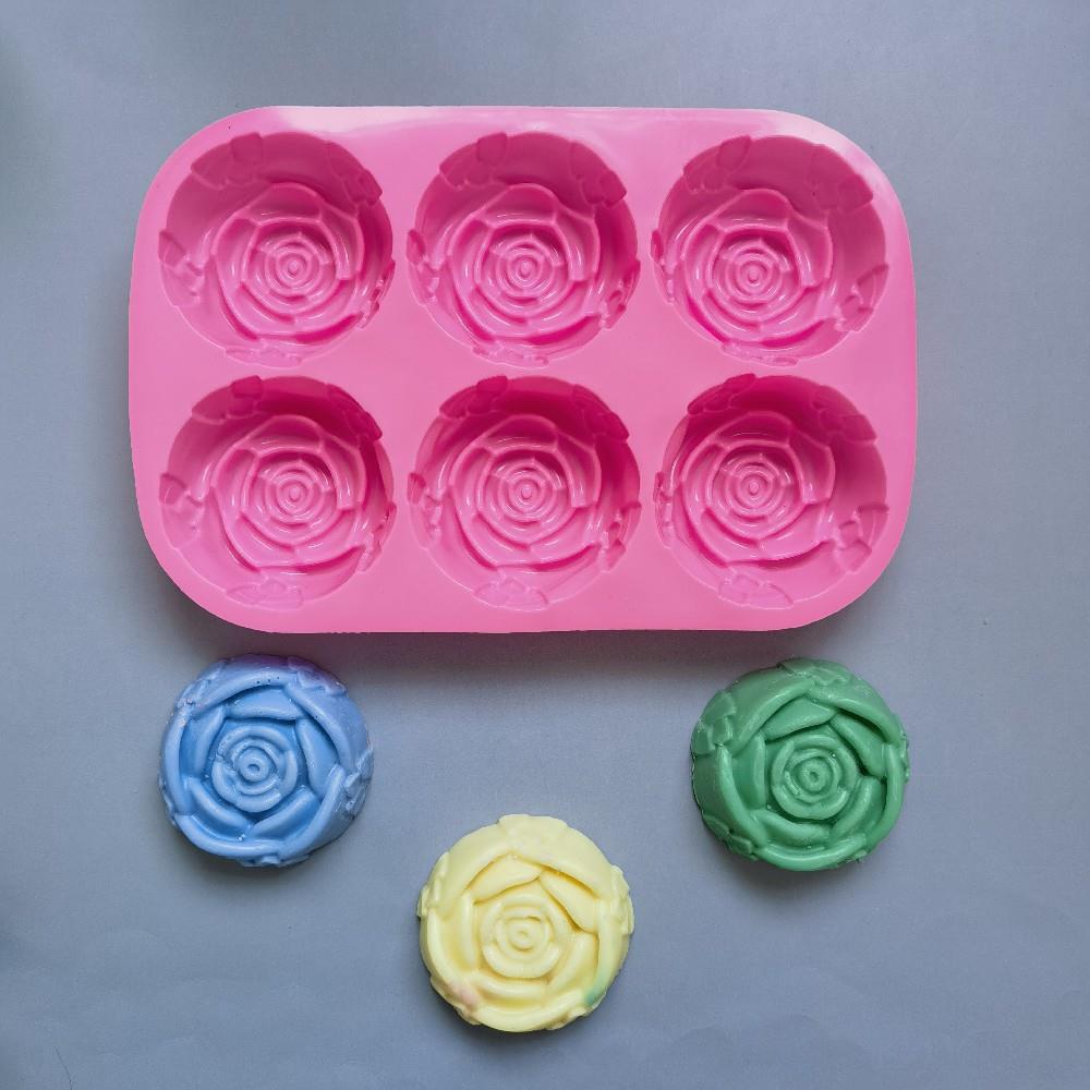 6구 장미꽃 수제 비누 양초 실리콘 몰드 하트 모양 D - Soap Making Kit For Kids 리뷰 및 가격