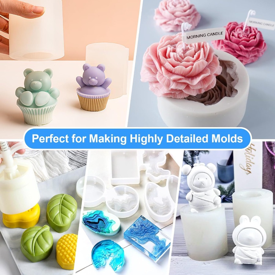 실리콘 몰드 제작 키트, 38.8온스 용량의 15A 경 - Soap Making Designs 리뷰 및 가격